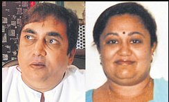 Suresh Bhagat With His Wife Jaya Bhagat